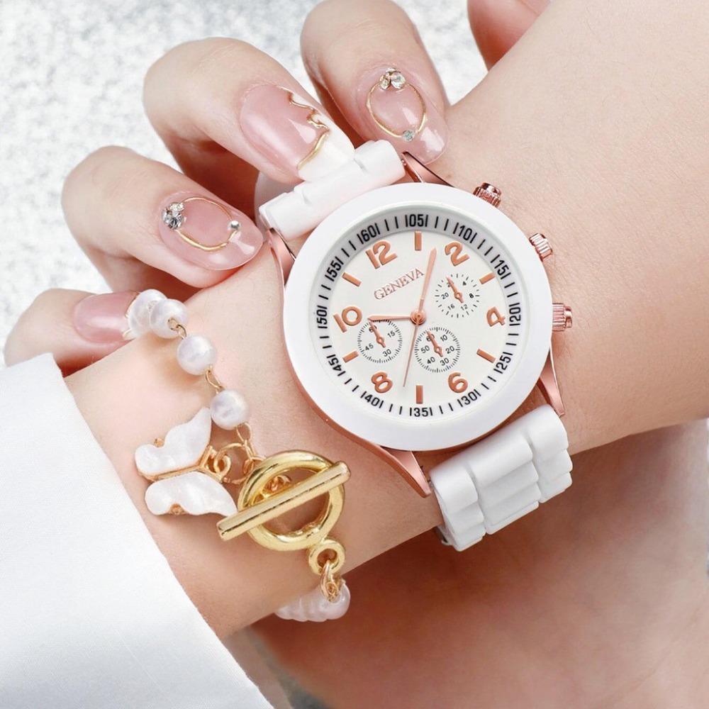 Premium Watch, Simple Classic Imitation Leather Strap Watch Women's Suit