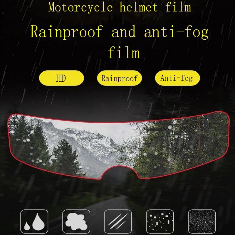 1/2pc Moto Helmet Anti-fog Film Rainproof Visor Helmet Membrane Universal Motorcycle Electric Helmet Waterproof Anti-fog GogglesSpeed Sensors 6