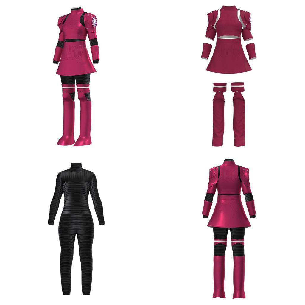 M3gan Cosplay Costume For Kids With Polyester And Material For Halloween And Anime Role Play