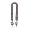 Finned Heating Tube Stainless Steel U Shape Fast Heating Up High Thermal Efficiency Finned Electric Heat Tube 220V