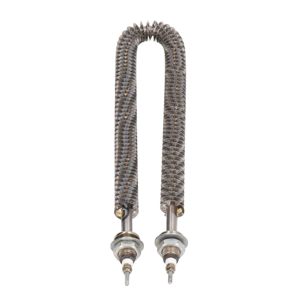 Finned Heating Tube Stainless Steel U Shape Fast Heating Up High Thermal Efficiency Finned Electric Heat Tube 220V