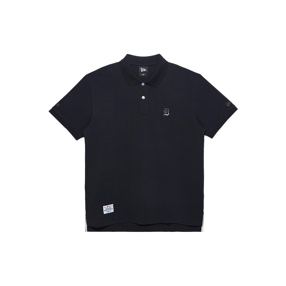 New Era MLB Polo Short Sleeve T-Shirt Men tops Black 13718759