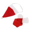 Small Animal Christmas Costume Christmas Scarf and Hat Set for Guinea  Chinchilla and Other Small