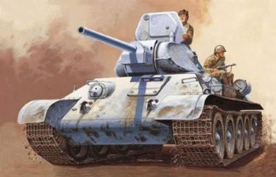 Italeri 1/72 Zweiter Weltkrieg Sowjetischer T-34/76 m42 Plastikmodellbausatz IT7008