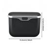 Multifunctional Hanging Car Trash Can With Press Top Lid Wet & Dry Storage Bin For Auto Interior Accessories
