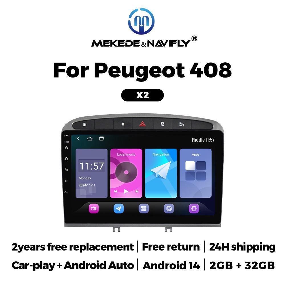 Android GPS MP5 Bluetooth Player for Peugeot 408 (2010-2016)