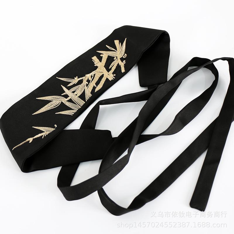 Traditional Embroidery Waistband Ethnic Style Hanfu Dress Decor Wide Waist Belt Lady Elegant Corset Tie Belt