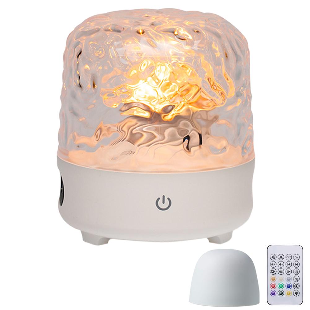 

Многоцветный динамический светильник с эффектом водной ряби, 16 цветовых эффектов, окружающий ночник для спальни, гостиной, офиса, ресторана, бара