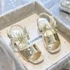 Girls' Sandals Children's Princess Shoes2026New Summer High-Heeled Shoes for Little Girls with Chunky Heels for Children's Performances and Fashion