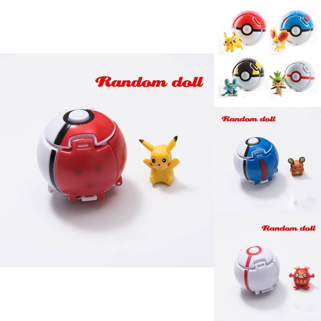 Transforming Elf Ball Pocket Monster Toy Ball With Touch-sensing Explosions Abs Material 7cm Diameter