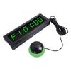 Digital Wall Clock 7   Color Timer Function 6 Digits Electric Wall Clock with Remote Control for Living Room Bedroom Kitchen  