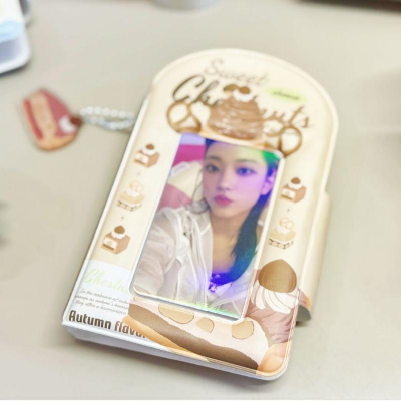 3 Inch 32 Pockets Photo Album Photo Card Postcard With Button Card Star Album Lomo Card Collector Card Photo Card Binder