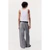 H M Super Baggy Jeans deniM Grey