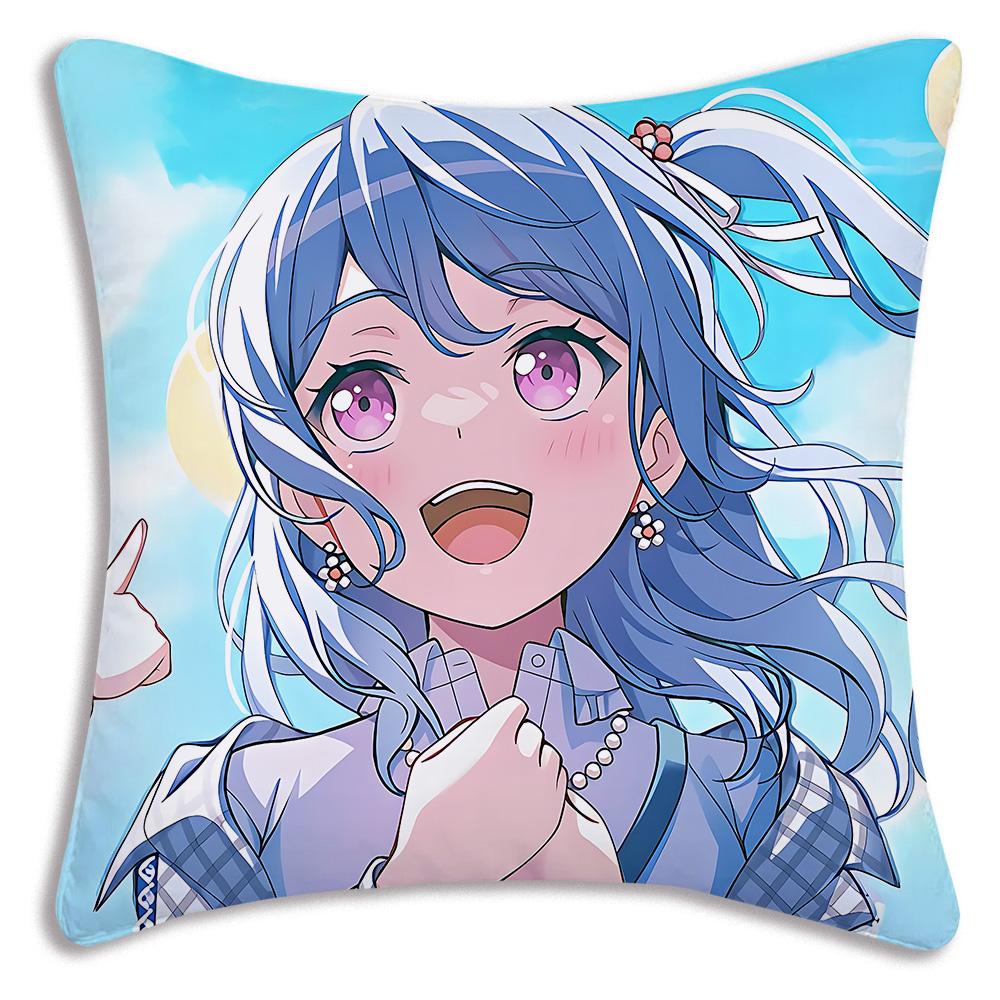Pillow B-BangS Anime D-DreamS Covers Cartoon Sofa Decorative Home Double-sided Printing Short Plush Cute Cushion Cover