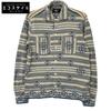 RRL 782858316001 Navajo Overshirt Tops XS Gray Beige White StripeUsed