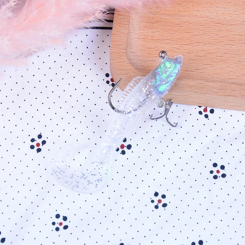 Practical Multiple Color Type Fish-Shaped Road Bait Soft Bait