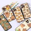 Cute Capybara Phone Case For iPhone 15 6 7 8 Plus 11 12 13 14 Pro SE 2020 MAX Mini X XS XR Back Funda Cover