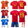 24/25 Španělsko Itálie Nizozemsko Domácí fotbalové dresy Sada dresů s ponožkami
