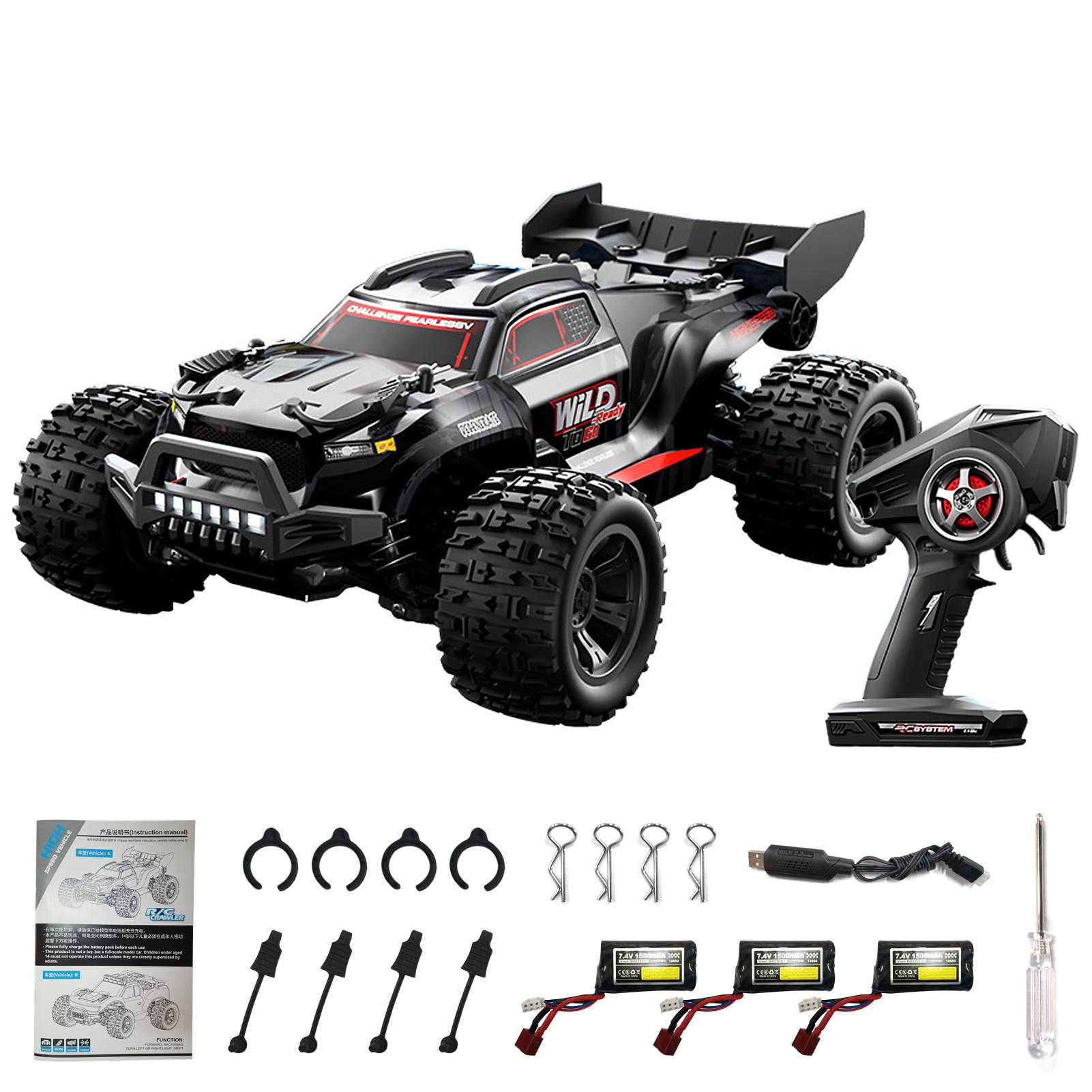 

Автомобиль с дистанционным управлением, 1:Внедорожник масштаба 1:18, развивающий скорость 28 км/ч, со светодиодными фарами, полный привод для любой местности orange -3 orange -2 orange -1