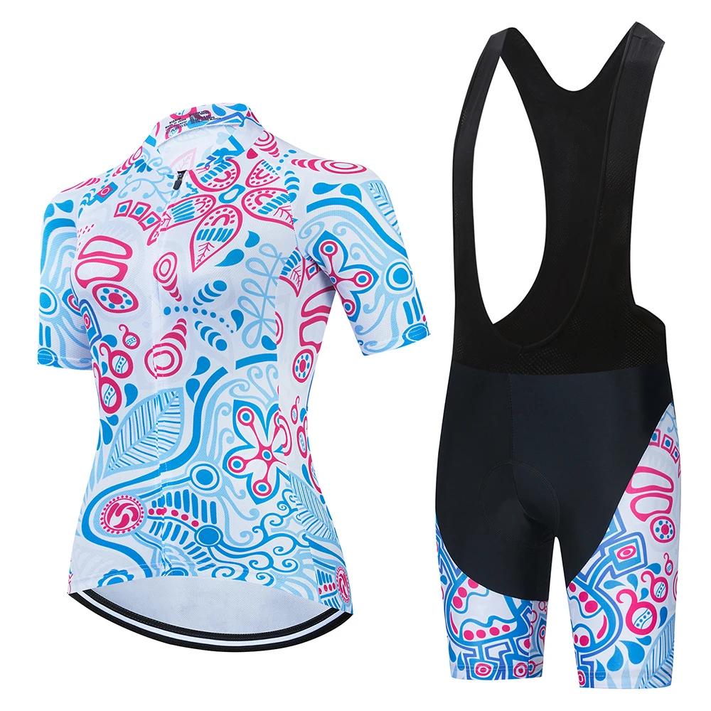 2026 Summer Breathable Cycling Suit Set Mountain Bike Female Women Sportwear Cheap Wholesale Women Clothes Woman Clothing Women's Cycling Shorts Sets