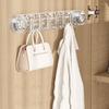 Wall Mounted Suction Cup Hook Waterproof Sundries Storage Hook Row Storage Hook  Living Room