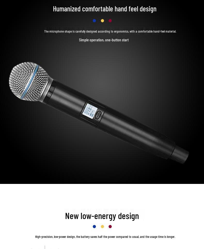 GLXD Drahtloses Dual-U-Band-Dynamikmikrofon für Vorträge & Veranstaltungen im Freien