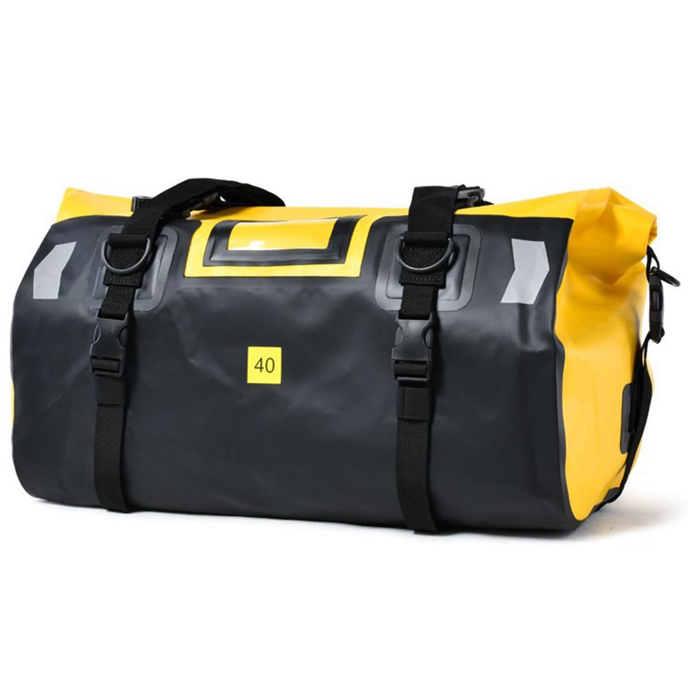 Motorrad Dry Bag, Große Kapazität Wasserdichte Duffle Bag mit Roll Top Verschluss, Schulter Gurte,
