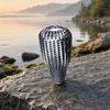 Braided Carbon Fiber Reel Handle Knob Smooth Rotation Teardrop Fishing with Bearing