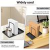 Metal Napkin Holder Standing Napkin Dispenser with Salt Pepper Shakers Caddy Paper Napkin Storage for Kitchen Dining Table Decor