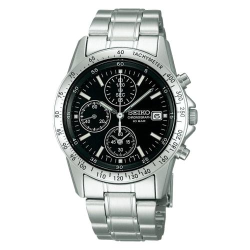 

Seiko Watch Часы Seiko Selection Мужские кварцевые часы с хронографом SBTQ041 Серебро