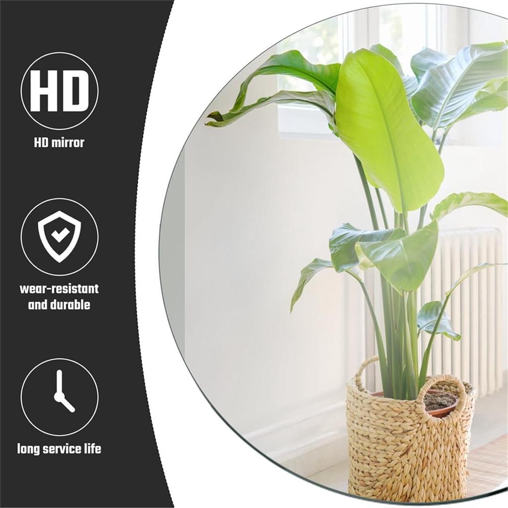 2026 New 12pcs 12" Round Mirrors for Centerpieces for Tables, Round Mirrors Trays Plates for Centerpieces, Wedding Decorations,