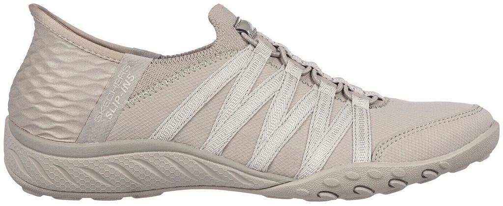 Women's Skechers Breathe-Easy - Roll-With-Me Taupe Sneakers