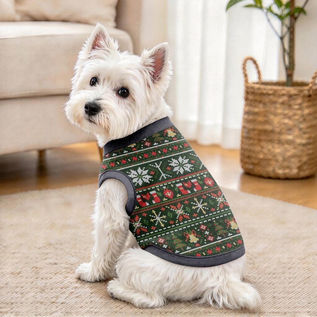 Dog Knit Vest Pet Athletic Sweater Vest for Dogs, Daily Wear and Outdoor Activities