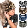 Geknotetes Stirnband mit Leoparden- und Zebra-Print – Sexy elastisches Sport-Stirnband für Damen