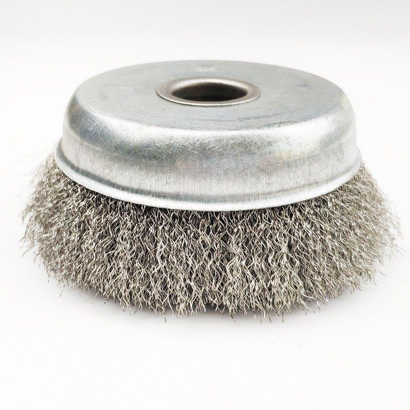 Extra Hard Long Handle Steel Wire Brush for Rust & Grill Cleaning