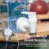 Contenitore per Acqua da 4L Serbatoio Trasparente per Acqua da Campeggio Secchiello da Esterno per Bere Attrezzatura per l'Acqua