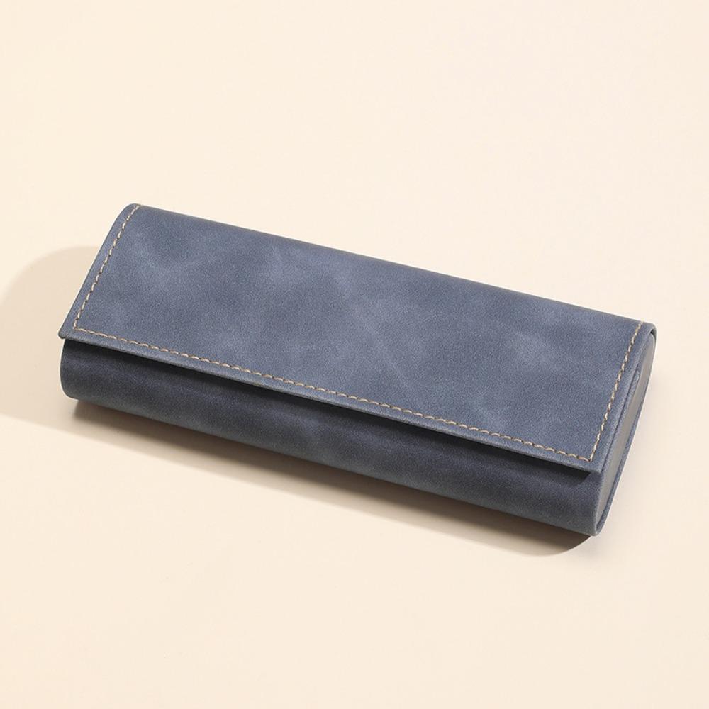 Leather Pu Glasses Case Anti-lost Large Capacity Glasses Bag Dust-proof Eyewear Protector Case Sunglasses Protective Case