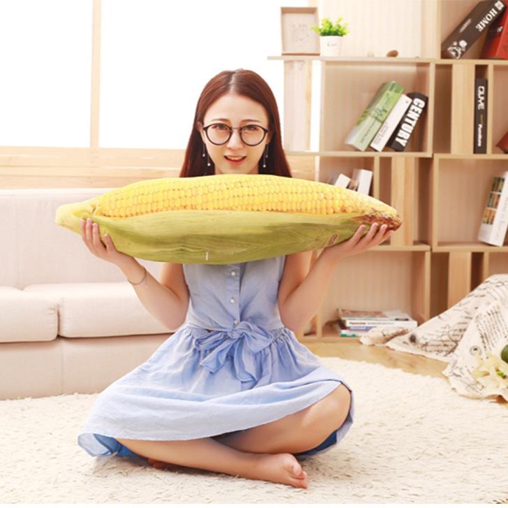 Simulated Corn Doll Creative Cushion Vegetable Plush Toy Children'S Dance Props Simulated Vegetable Dance Corn