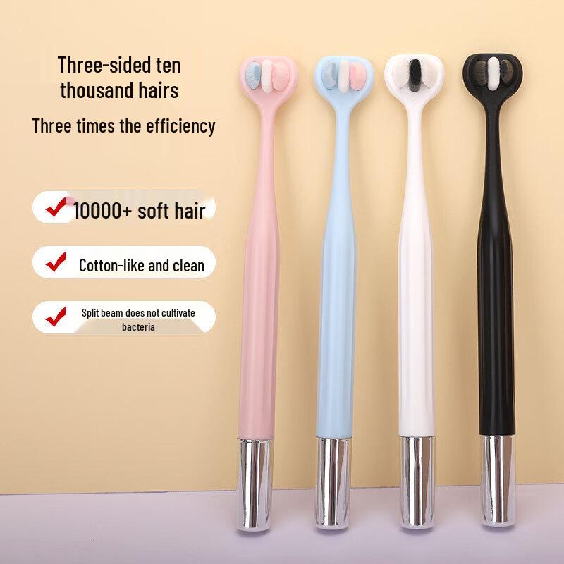 Million Bristle Soft Toothbrush with Tongue Scraper