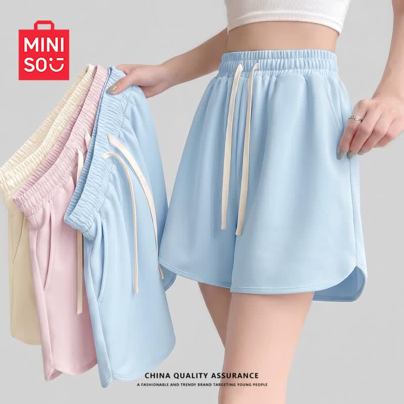 MINISO Women's Ice Silk Quick-Drying Sports Shorts
