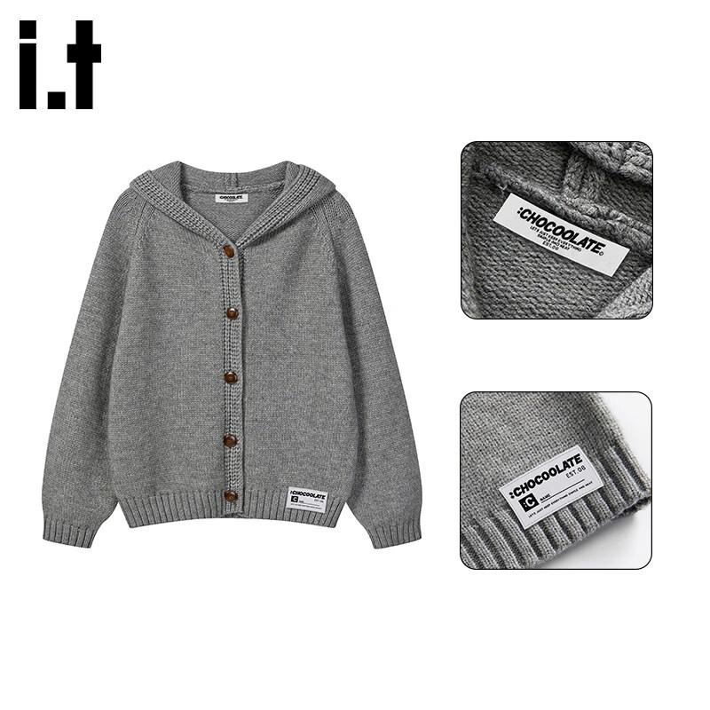 CHOCOOLATEit Women s Winter Hooded Knit Cardigan L