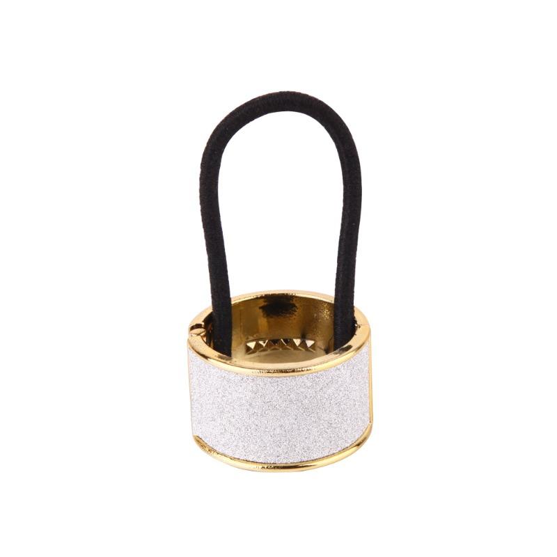 Fermacoda Semplice Fibbia Clip Alta Elasticità Corda per Capelli Moda Semplice Anelli Rotondi per Capelli Copricapo Accessori per Capelli