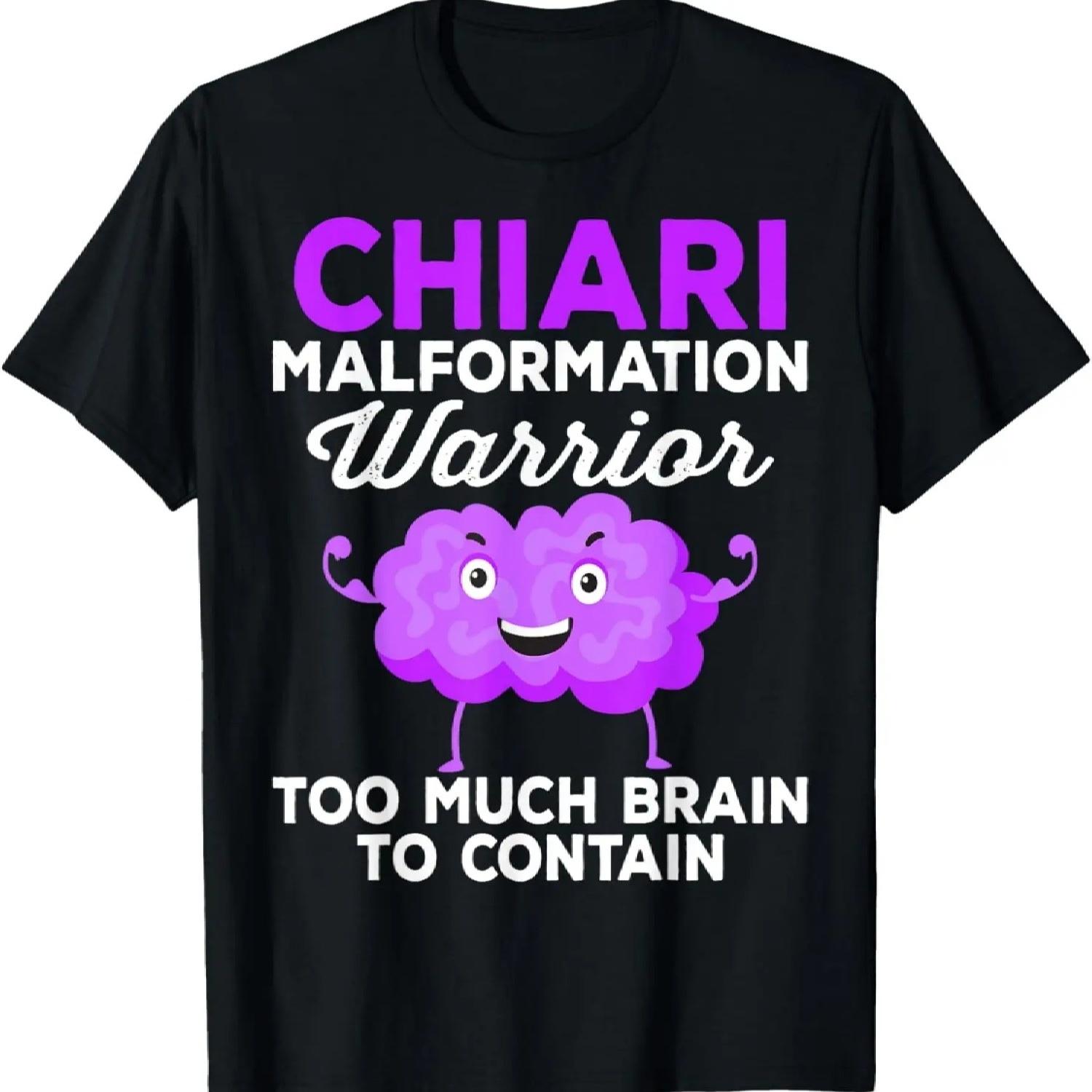 

Chiari Malformation Awareness Too Much Brain To Contain T-Shirt XXXXXL різнокольоровий