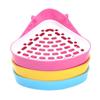 Raised Anti-Splash Triangle Pet Toilet for Rabbits, Guinea Pigs, and Chinchillas – Small and Large Sizes Available
