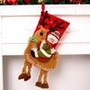 Christmas Decoration Riding Deer Old Man Snowman Gift Socks Children Christmas Gift Socks Window Pendant