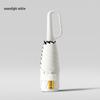 New Macaron Color Five-Fold Ultra-Light Sun Protection Compact Mini Umbrella with Buckle Handle