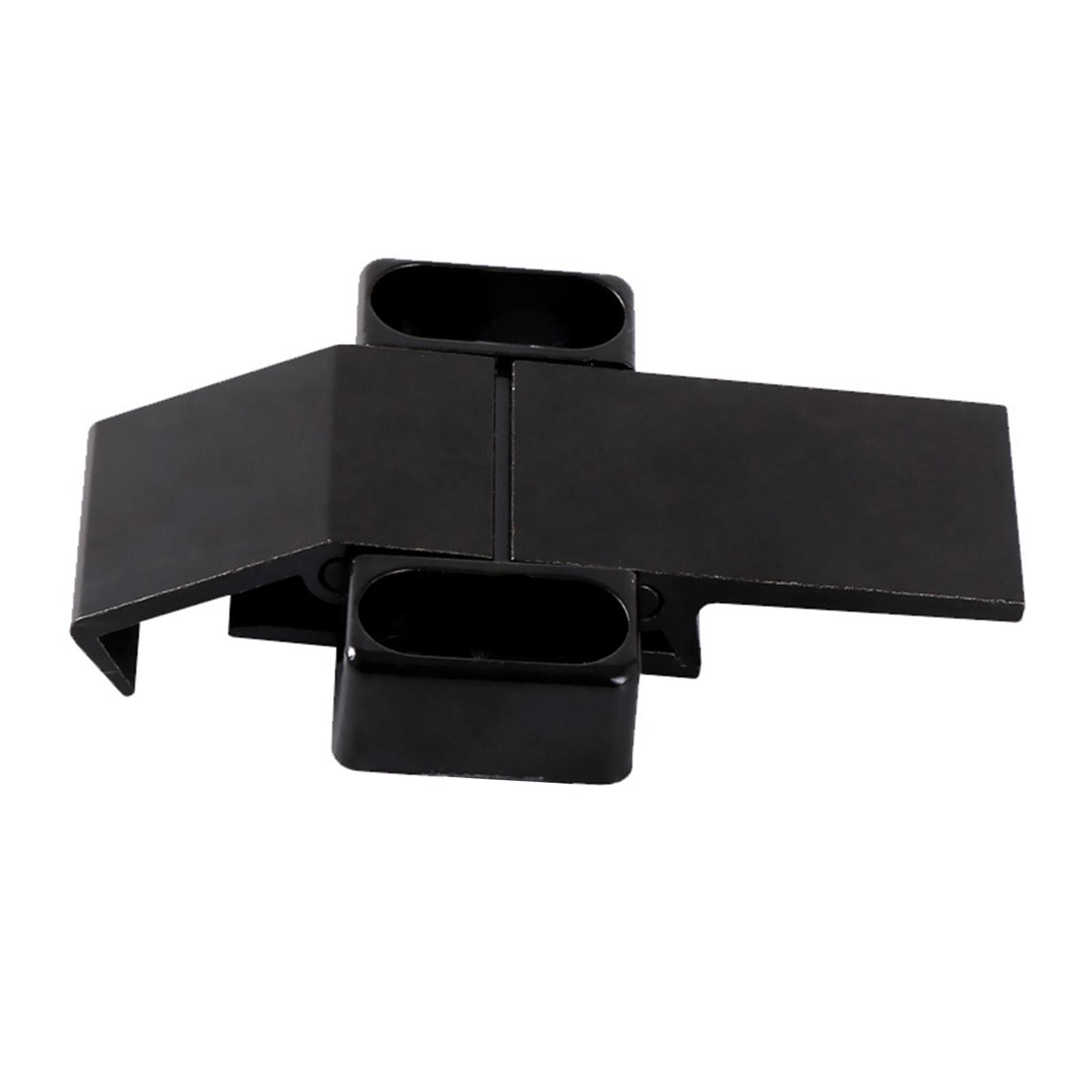 

Засов для двери из алюминиевого сплава, черный, дверная защелка, замок для двери распределительной коробки, крепежные аксессуары для рамы, простая установка