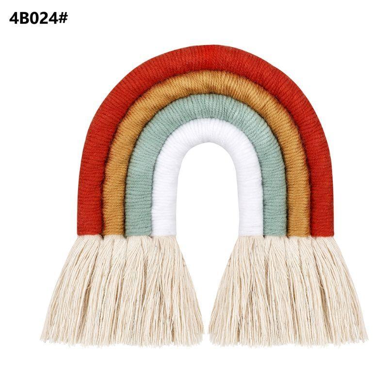  Rainbow Macrame Wall Hanging for Nursery and Home Decoration Delightful Present