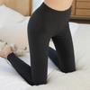 Dámské spodní kalhoty s vysokým pasem DE Velvet Skinny Fit dlouhé kalhoty na jógu jednobarevné zimní termo legíny na jógu
