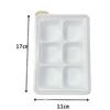 [Time-Saving, Supportive for Parents, Students, and Working Adults] Set of 2 Freezer Side Dish Trays for No. 6 Cups with Lids. Perfect for Preparing F